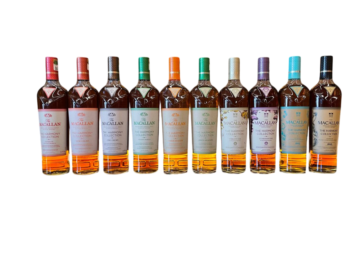 NEW Macallan The Harmony Collection Set of 10