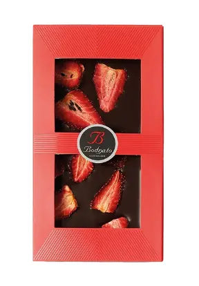 Bodrato Piastrella Fragola Fondente 90g