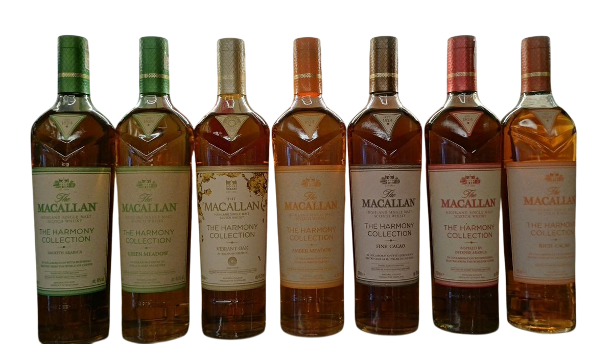 Macallan The Harmony Collection Set Of 7