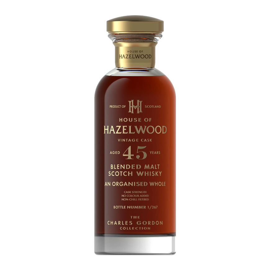 House of Hazelwood 45 YO The Charles Gordon Collection - An Organised Whole 70cl Gift Box