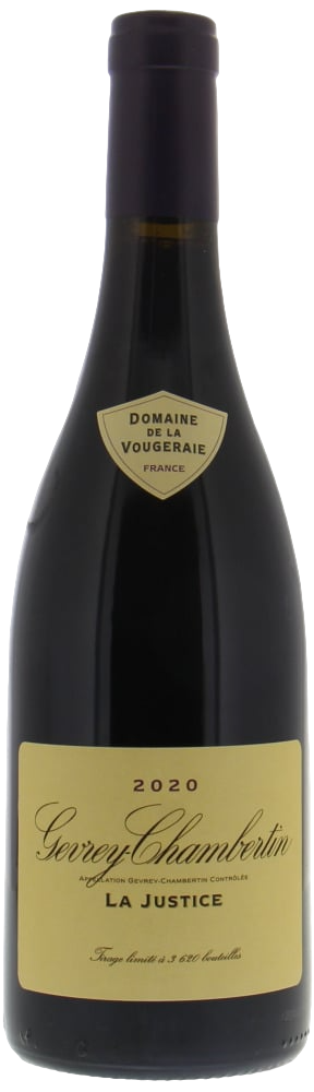 Domaine de la Vougeraie Gevrey-Chambertin La Justice 2020