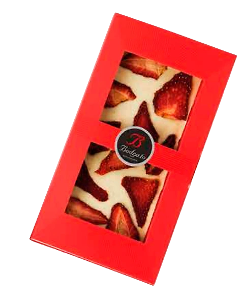 Bodrato Strawberry White Chocolate 90g