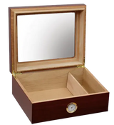 Humidor Glasstop Cherry 50C