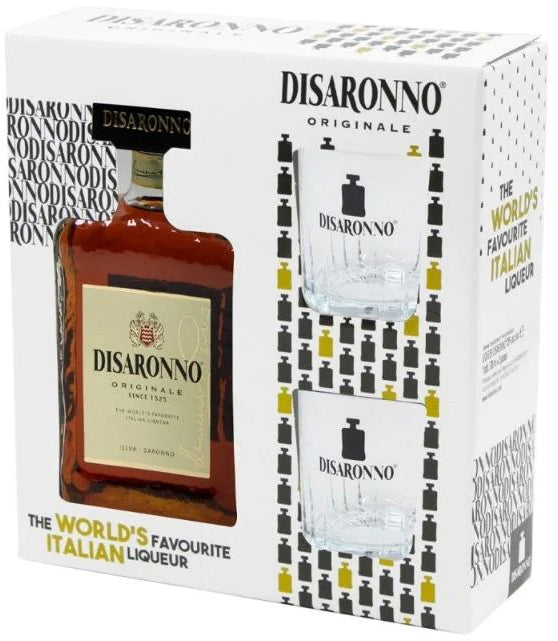 Amaretto Disaronno Originale With 2 Glasses 70cl