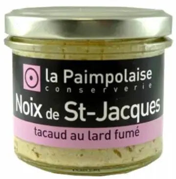 La Paimpolaise Rillettes Rillettes de Noix de St-Jacques et Tacaud au Lard Fume 80g