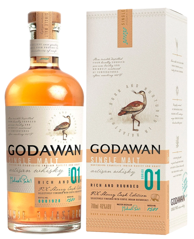 Godawan Single Malt Fruit and Spice 70cl