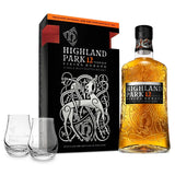 Highland Park 12 YO Viking Honour 70cl + 2 Glasses