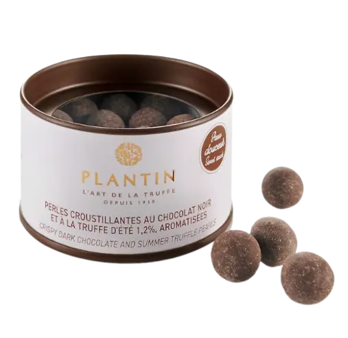 Plantin dark chocolat and sammer truffle pearls