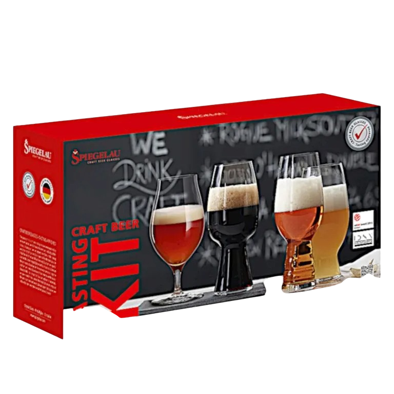 Spiegelau Beer Glasses Teasting Kit Set of 4