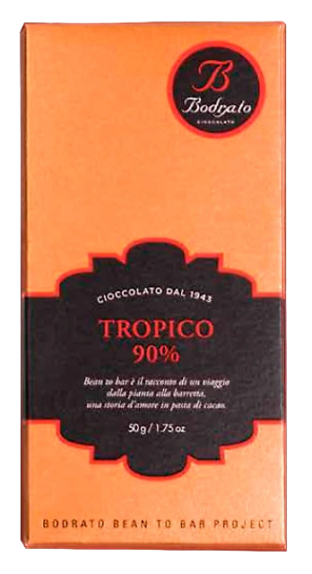 Bodrato Tropico Dark Chocolate 90% 50g