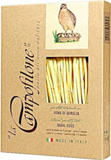 Quail egg pasta