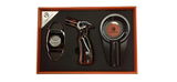 Hannicook Metal Cigar Set Black