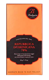 Bodrato Dark Chocolate 78% Dominicana 50g