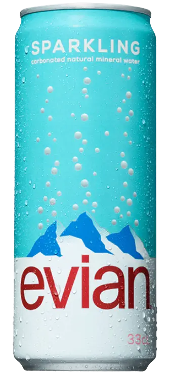 Evian Sparkling Water 33cl