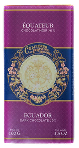 MAZET Tablettes Chocolat Noir Equateur 100g