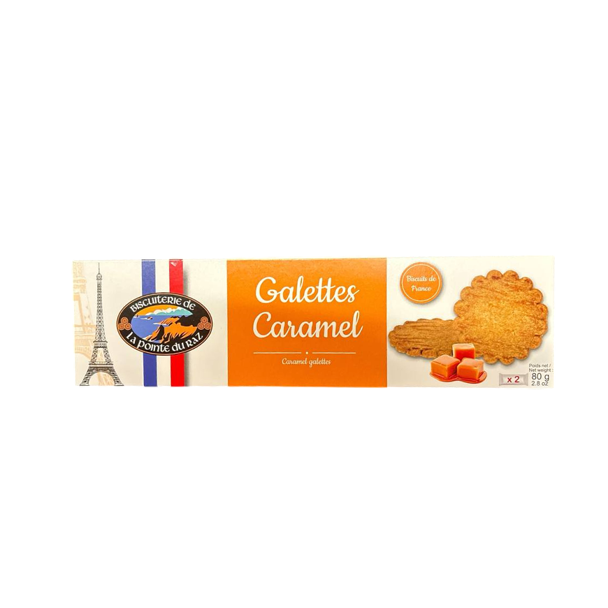 Biscuiterie De La Pointe Du Raz & Caramel Galettes 80g