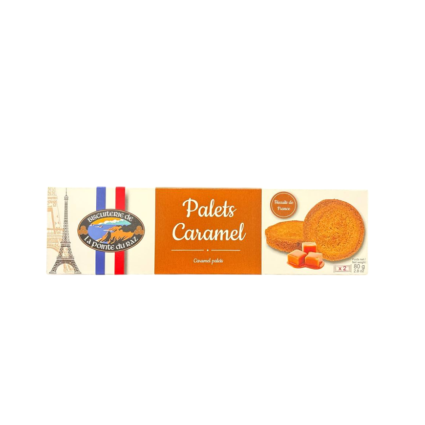 Biscuiterie De La Pointe Du Raz & Caramel Palets 80g