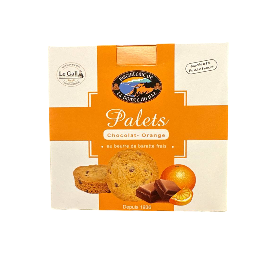 Biscuiterie De La Pointe Du Raz & Chocolate-Orange Palets 400g