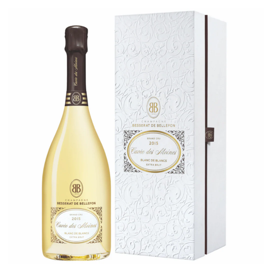 Besserat de Bellefon Cuvee des Moines Blanc de Blancs Extra Brut 2015 Gift Box