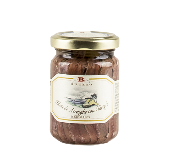 Brezzo Anchovy Fillets With Truffle 156g.