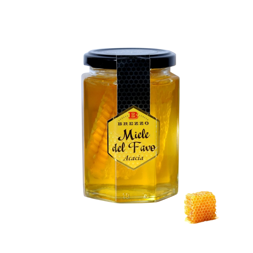 Brezzo Honeycomb Honey Acacia Jar 250g.