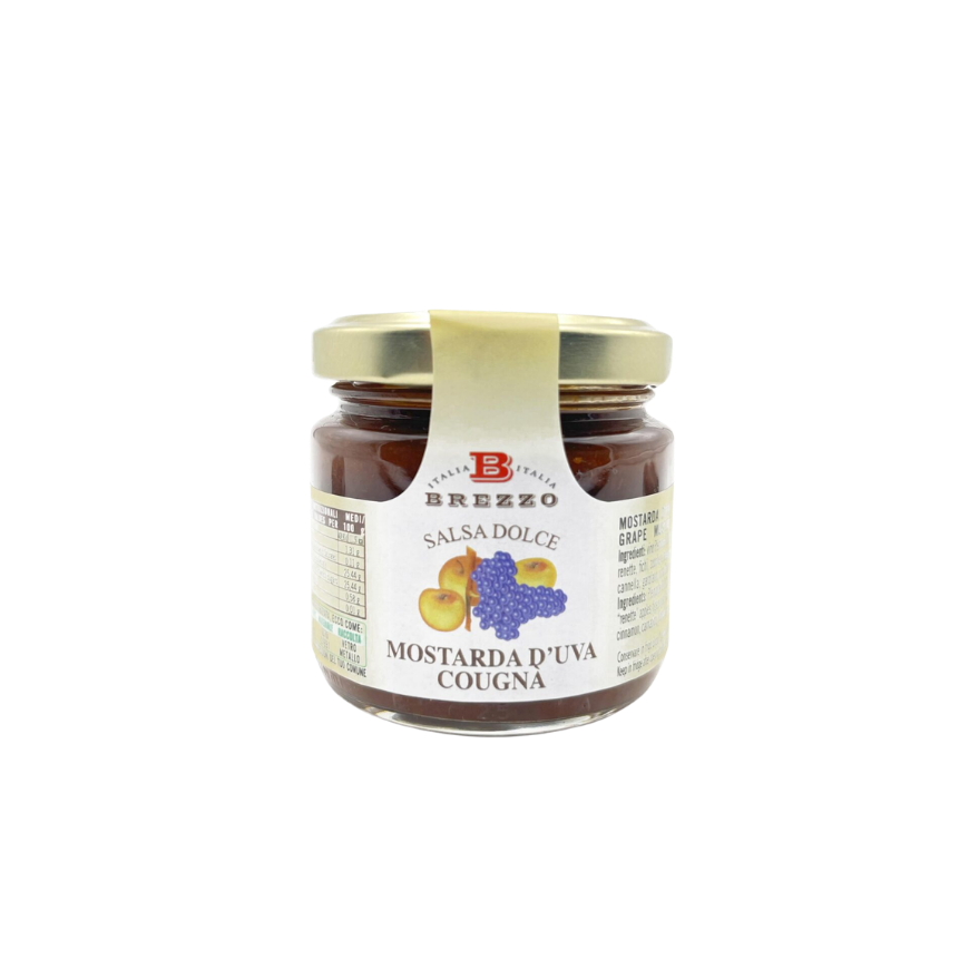 Brezzo Jam for Cheese Grapes Mostarda (Cougna) 100g.
