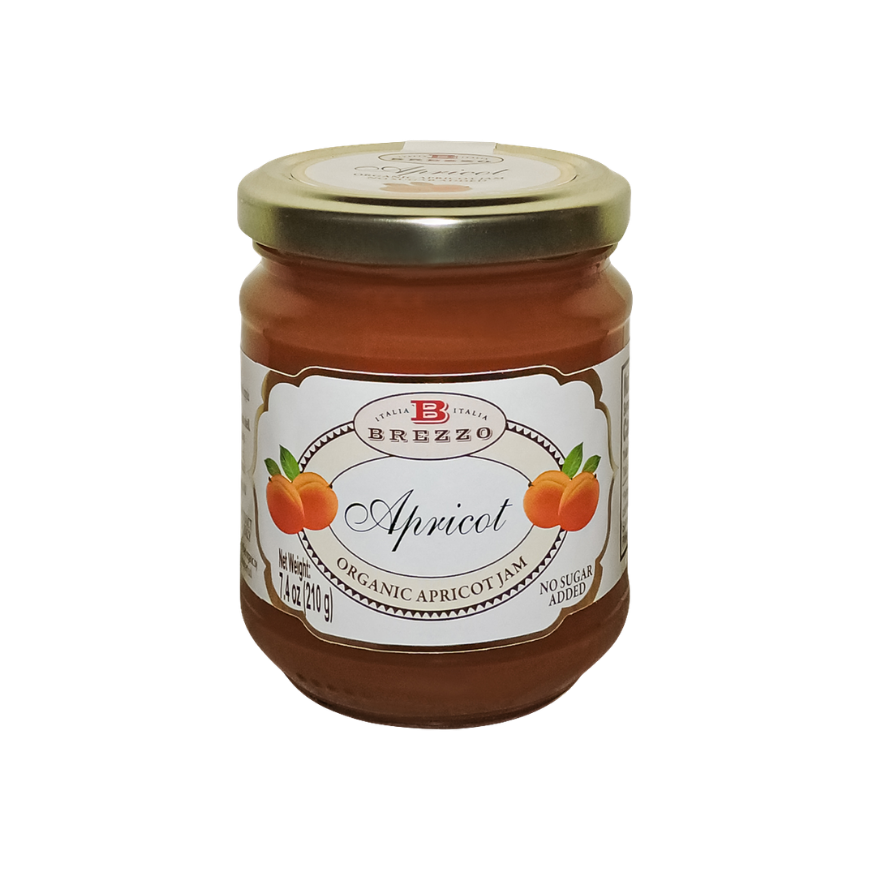 Brezzo Jams With Cane Sugar Apricot 350g.
