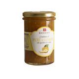 Brezzo Jams With Cane Sugar Pears and Lemon 350g.