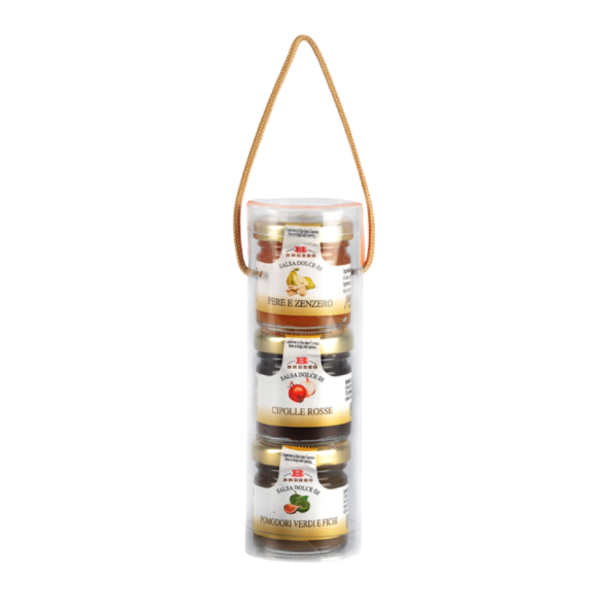 Brezzo Miniature Jams for Cheeses Box 3*40g.