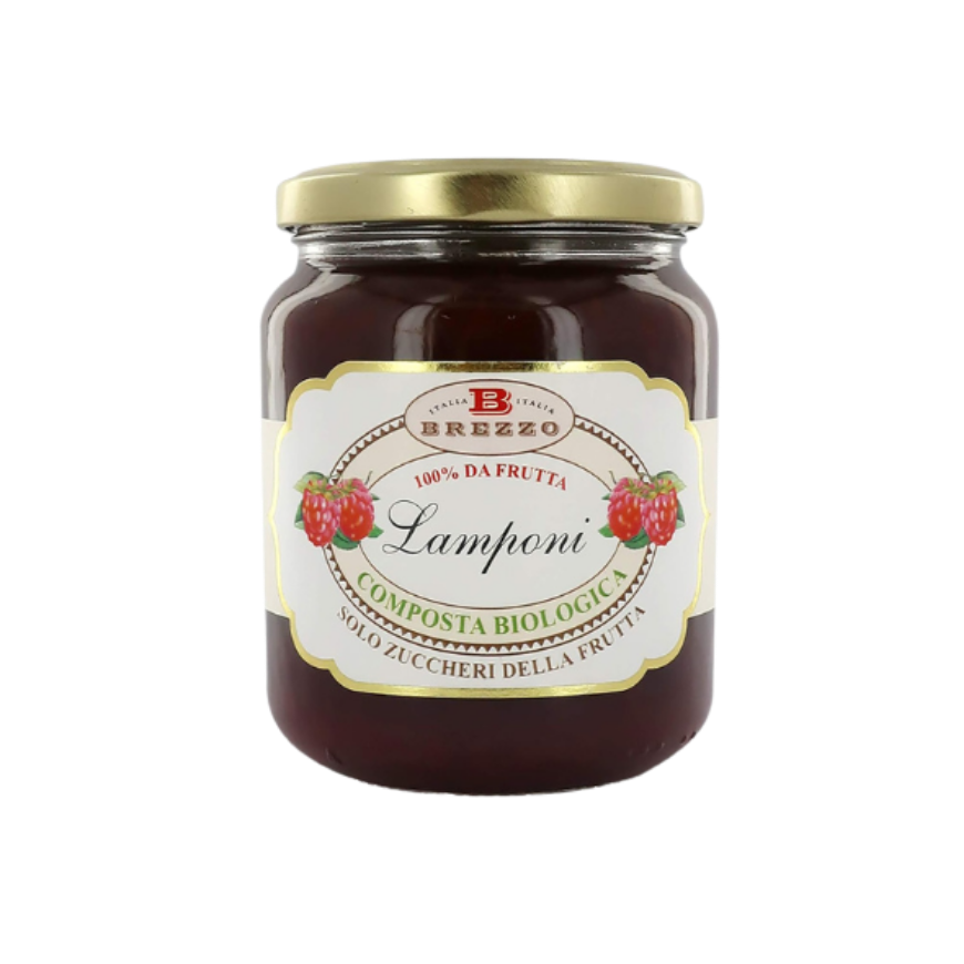Brezzo Organic Compotes Rasberry 390g.