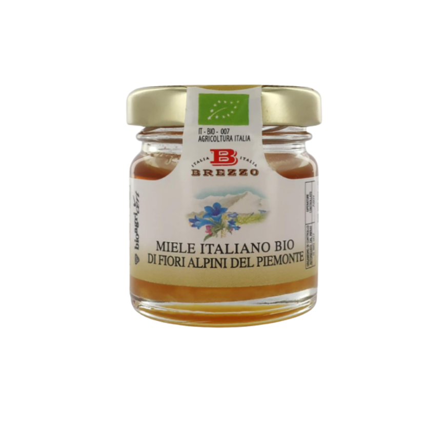 Brezzo Organic Italian Honey Alpine Flowers 35g.