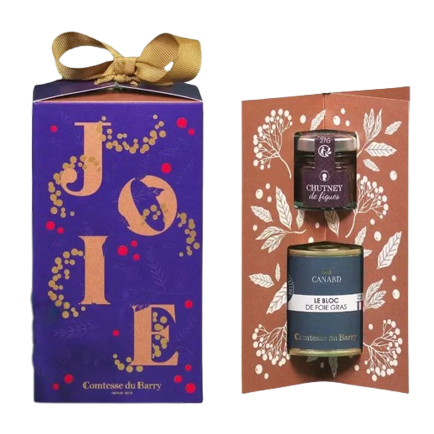 Comtesse du Barry Gift Coffret Joie Foie Gras 100g + Figue Chutney 27g