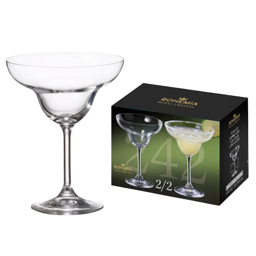 ClassWine Crystal Bohemia Box of 2 Margherita Glasses 35cl 2 for 2
