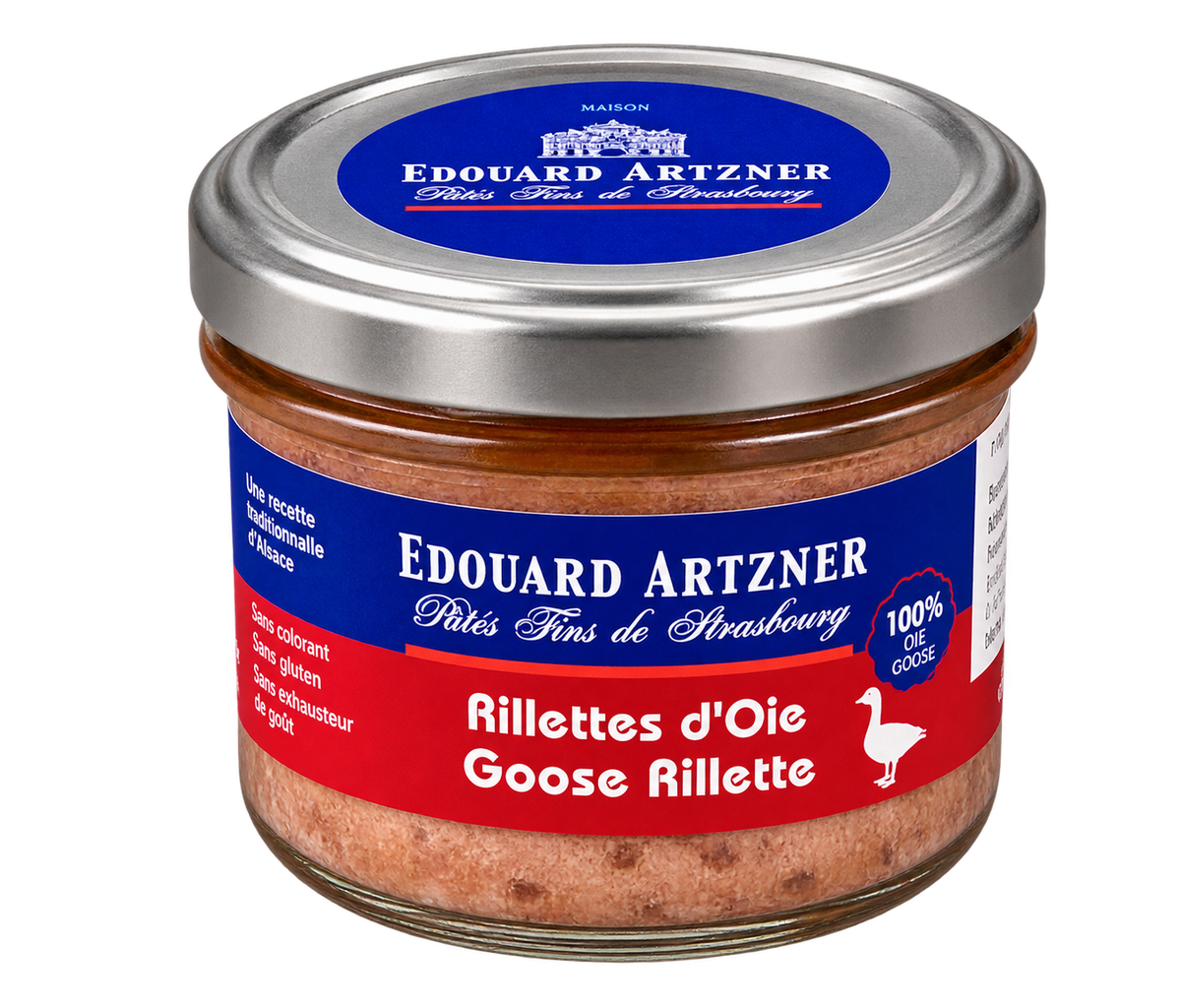 Edouard Artzner Goose Rillette - 100% Goose 170g