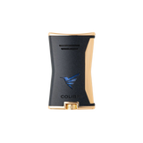 Colibri Slim Black + Gold Single Jet Lighter