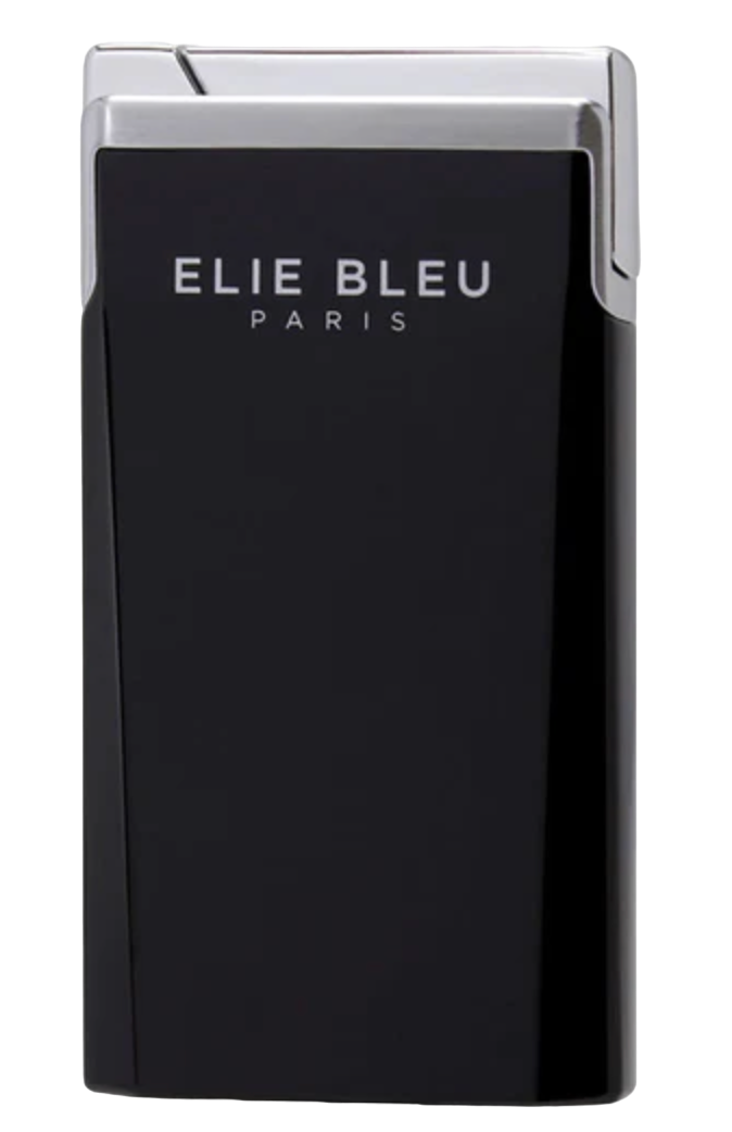 Elie Bleu Cigar Jet Flame Lighter Black Lacquer