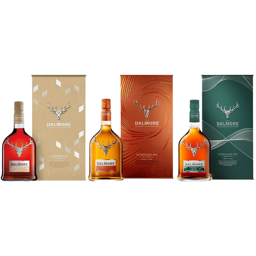 NEW Dalmore Luminary Set of 3