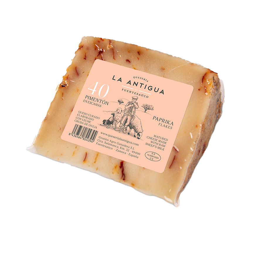 La Antigua 40 Sheep Milk Cheese with Paprika Flakes 180g