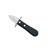 Due Cigni Oyster Knife Black Handle with Guard 5cm
