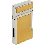Elie Bleu Cigar Jet Flame Lighter Brushed Gold with cover