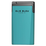 Elie Bleu Cigar Jet Flame Lighter Teal Lacquer Gunmetal
