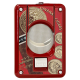 Elie Bleu Cigar Cutter Medals Red