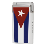 Elie Bleu Cigar J15 Jet Flame Lighter Cuban Flag