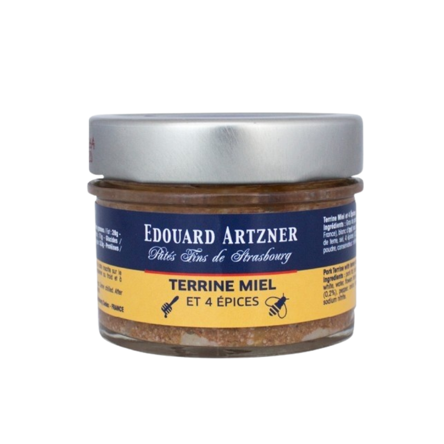 Edouard Artzner Pork Terrine with Honey and 4 Spices 100g