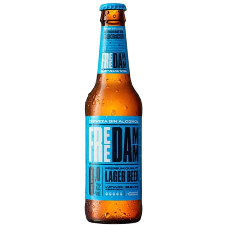 Free Damm Non-Alcoholic Lager Beer 25cl