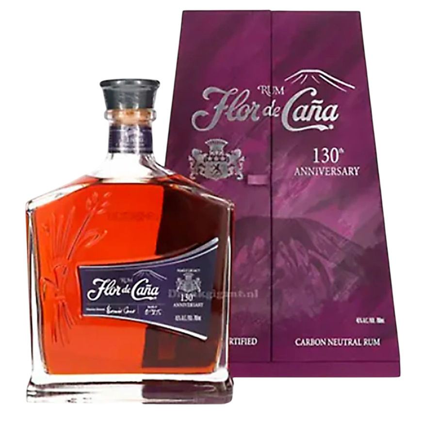 Flor de Cana 20 years old rum 130-th Anniversary 70cl
