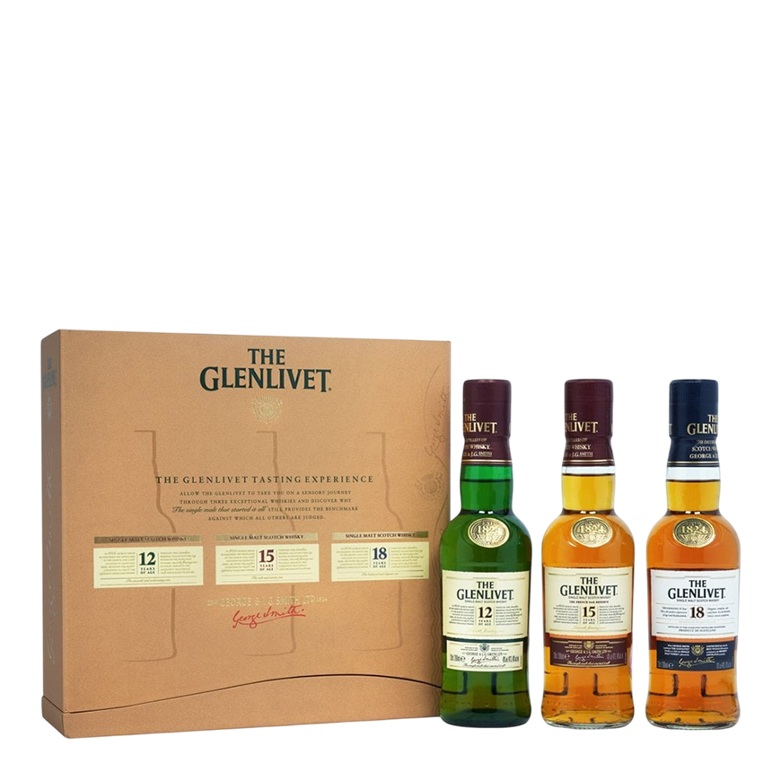 The Glenlivet Tasting Experience Collection 3x20cl