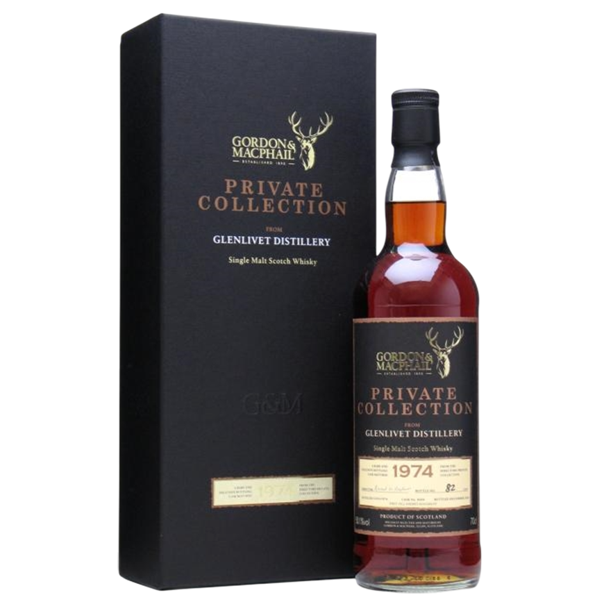 1974 Gordon & MacPhail Private Collection Glenlivet Distillery 70cl