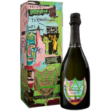Dom Perignon Jean-Michel Basquiat Brut 2015 Green Gift Box