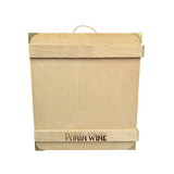 Gift Box Punin Wine Logo For 2/3 Bottle